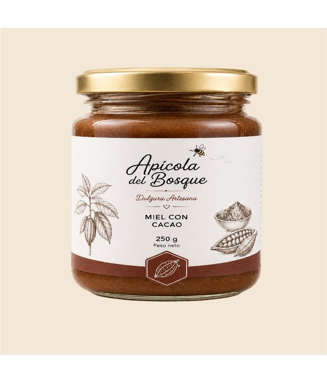 Miel con cacao